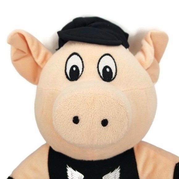 National Entertainment Network Born Free Ride Free Plush Pig w/ Hat Jumpsuit 14" - Picture 3 of 8